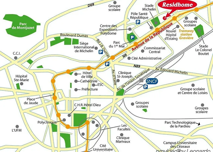 Residhome Ferrand Gergovia מלון דירות קלרמונט-פרנד